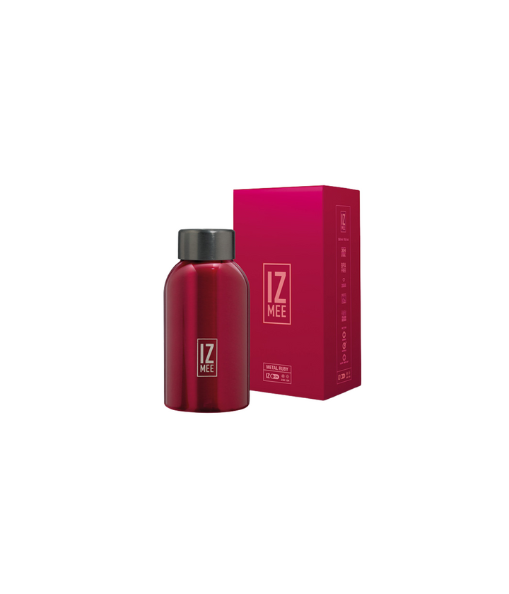 Borraccia termica IZMEE da 310 ml, colore rubino con confezione