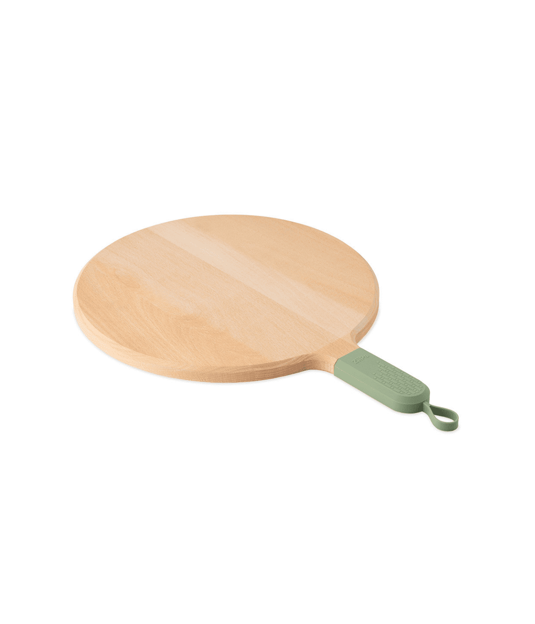 Tagliere Pizza con Manico Verde Ø 31 cm